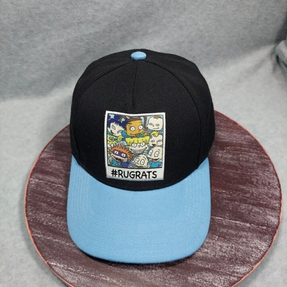 Rug Rat Snapback Hat Cap  One Size Adjustable Cartoon‎ Nickelodeon Blue Black